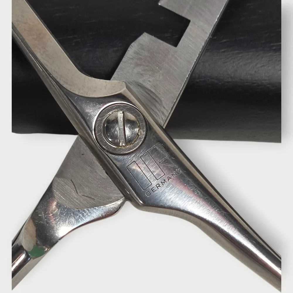 IR Germany 5 Tooth Texturizing Thinning Shears Scissors Case‎ chunking texture